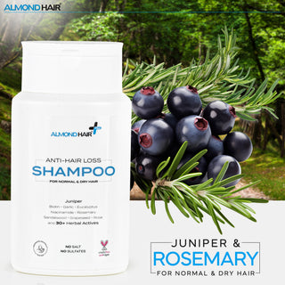 Almond Hair Renewing Anti Hair Fall Shampoo with Rosemary & Niacinamide for Men
