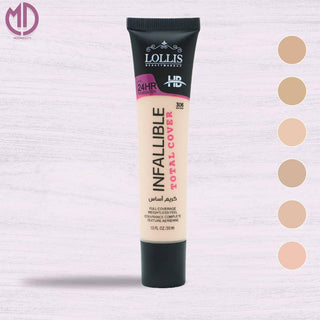 كريم أساس مقاوم للعيوب بتغطية كاملة من Lollis Beauty