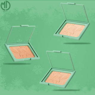 بودرة مضغوطة مطفية بتصميم نباتي من مودا بيوتي